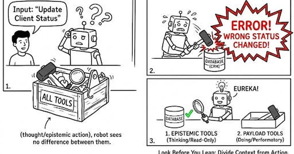 Epistemic Tools vs. Payload Tools: Architecting the Agent's Action Space