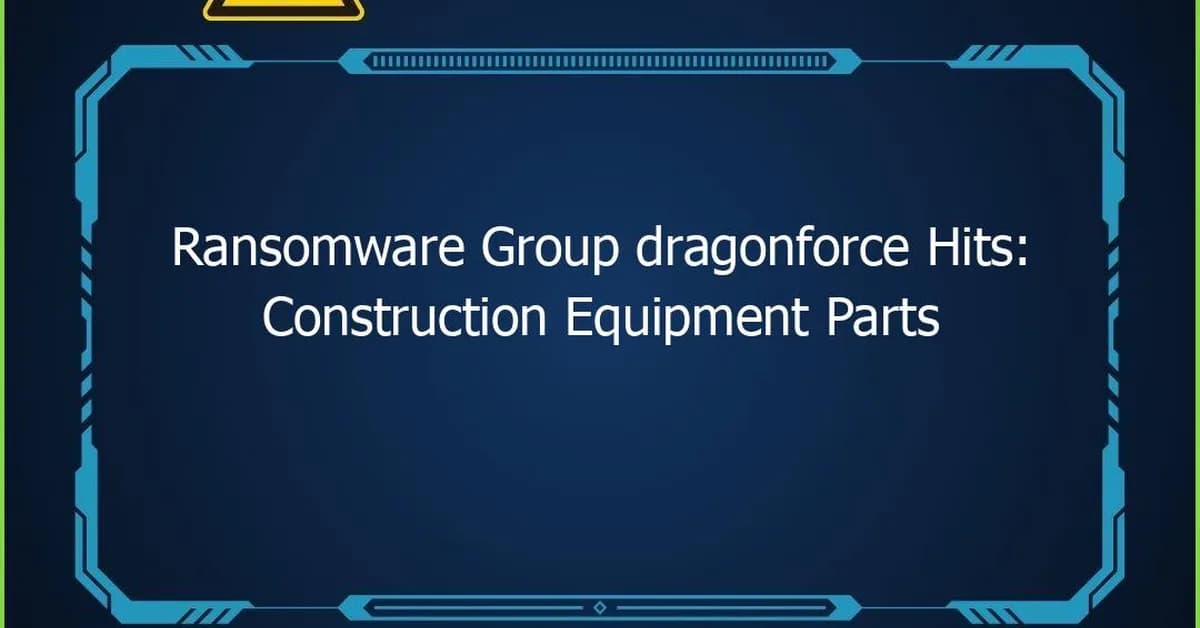 DragonForce Targets Al Ishrak Contracting in UAE Ransomware Attack