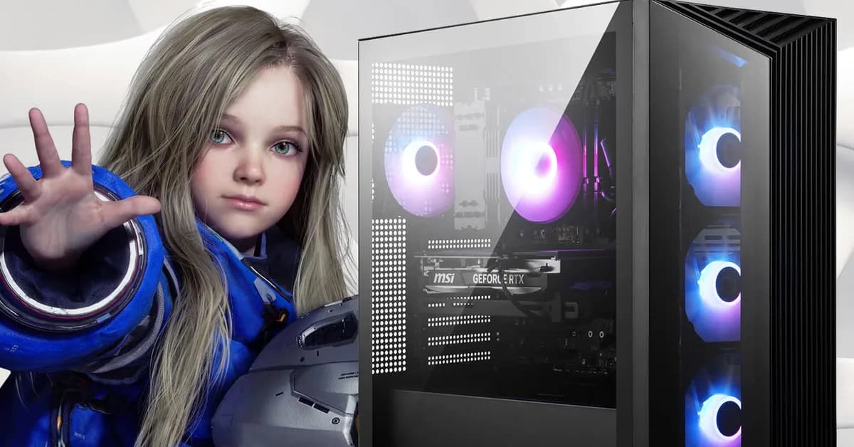 The MSI Aegis Z2 RTX 5070 Ti Gaming PC Drops to $1,850 and Includes Pragmata