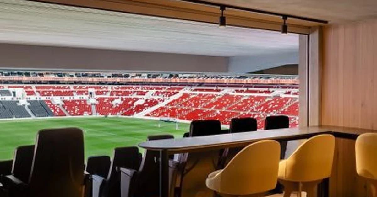Custom furniture created for Azteca Stadium's interior revamp