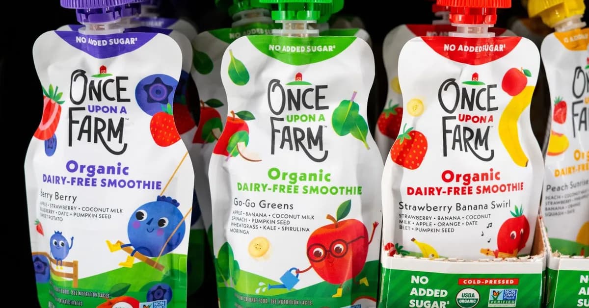 Once Upon a Farm's IPO signals growing interest in better-for-you kids' food