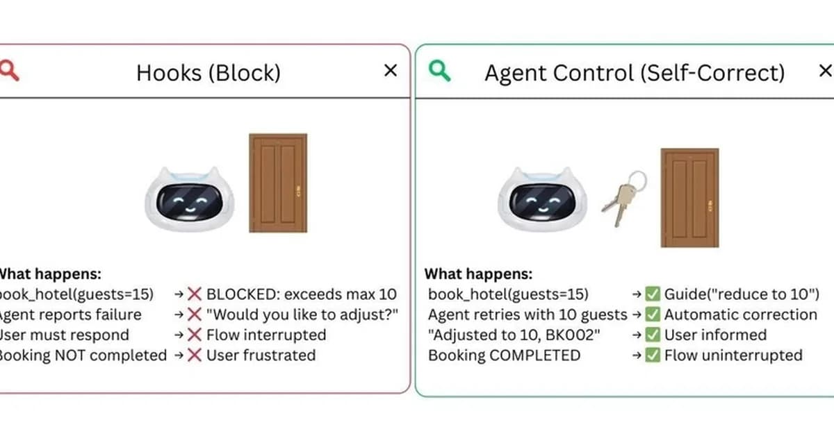 Guardrails para Agentes de IA que se Autocorrigen en Lugar de Bloquear