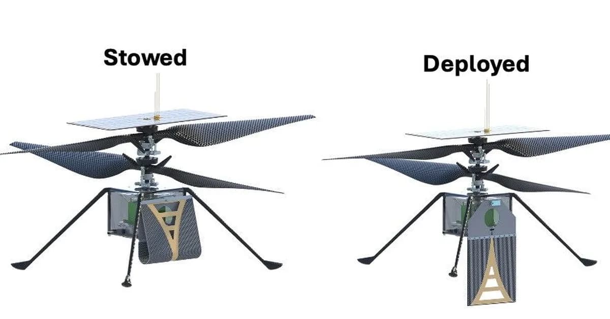 NASA Tests Featherweight Radar Antenna for SkyFall Mars Helicopters