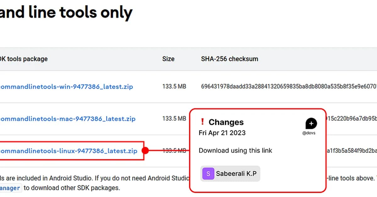 Install Android SDK Command Line Tools for Flutter (Without Android Studio)