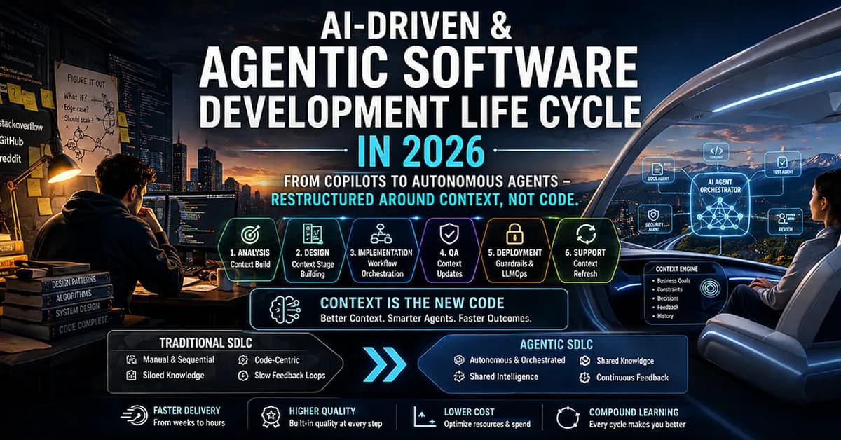 AI-Driven & Agentic Software Development Life Cycle in 2026