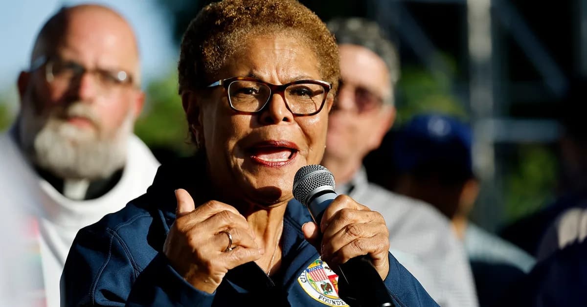 Los Angeles Mayor Karen Bass To Speed Up Permits After Meeting With Trump