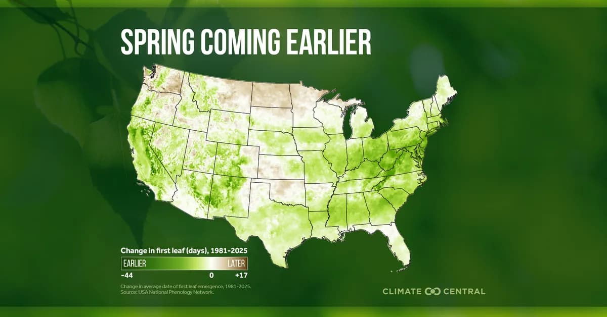 Climate experts say spring is coming earlier. How will that affect agriculture and ecosystems?