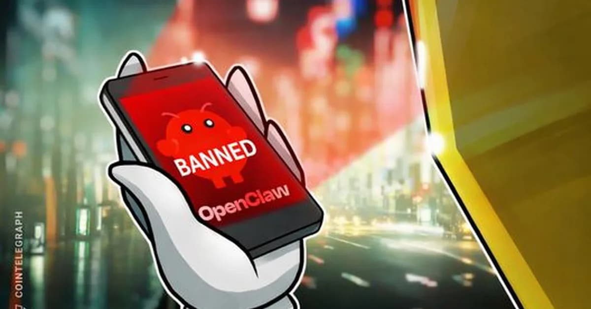 AI agent OpenClaw confirms ban on Bitcoin, crypto discussions in Discord