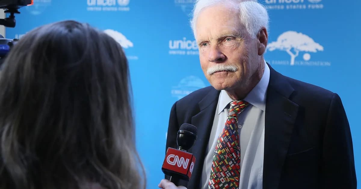 Ted Turner has died at 87. Photos show the CNN founder's career rise and life