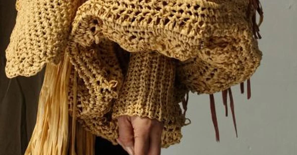 Crocheted fashion collection among projects from the National College of Art and Design Ireland
