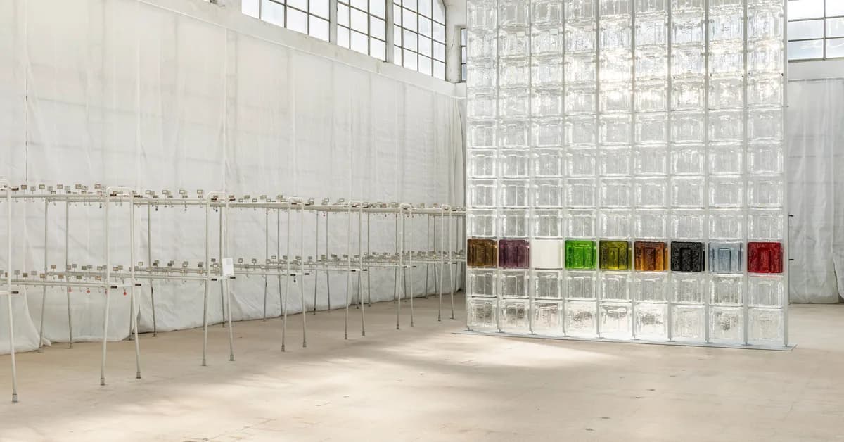 6AM glass furniture and objects reignite abandoned Milanese pool house