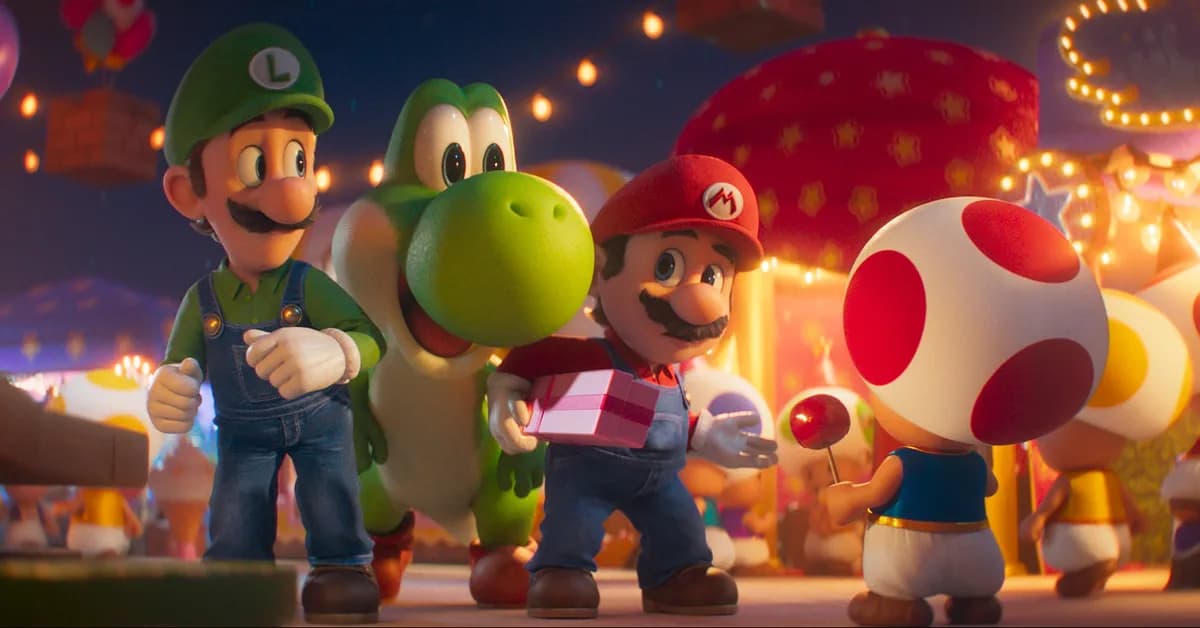 The Super Mario Galaxy Movie is beautiful but a little too busy