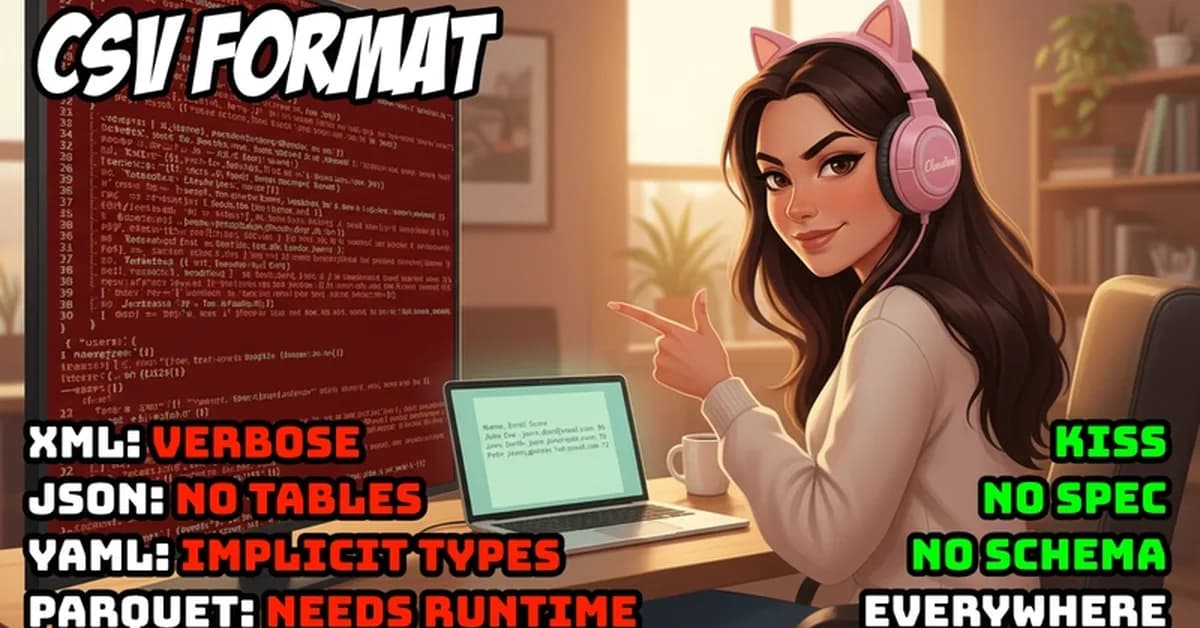 CSV: The Format Nobody Designed
