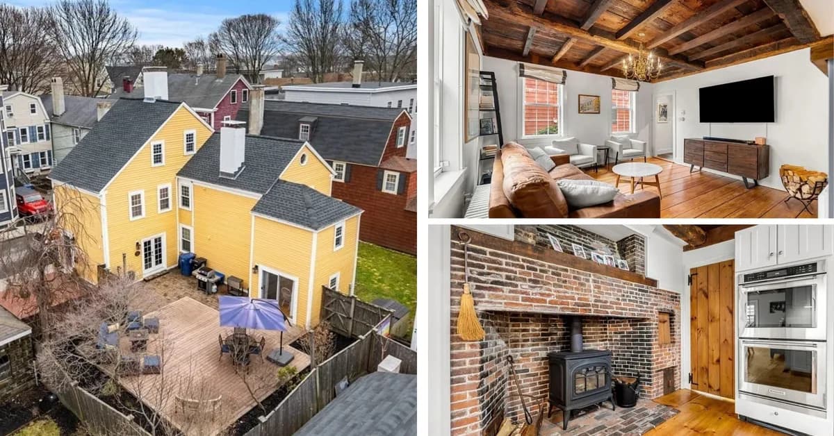 1791 Home With a Rich Maritime History and Jaw-Dropping Original Features Hits the Market in Salem for $1 Million