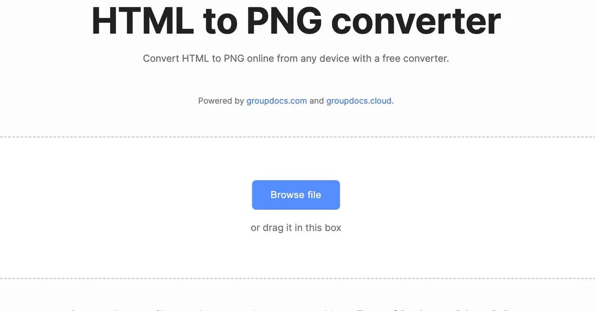 How to Convert HTML to an Image Online for Free - Capture Any Card, Code Block, or Webpage Section as PNG
