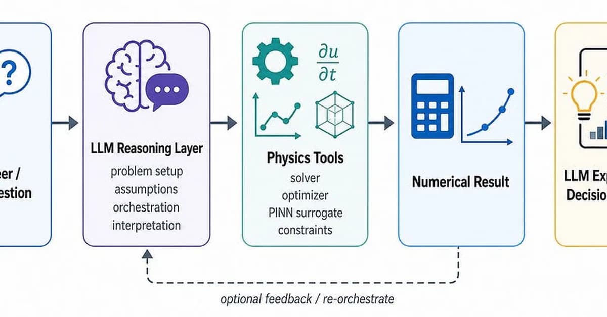 Physics-Informed AI: Why LLMs Need Solvers, Constraints, and Physical Laws