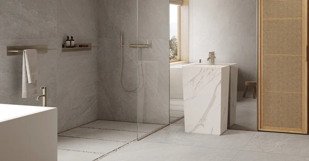 Saxum tiles by Casalgrande Padana