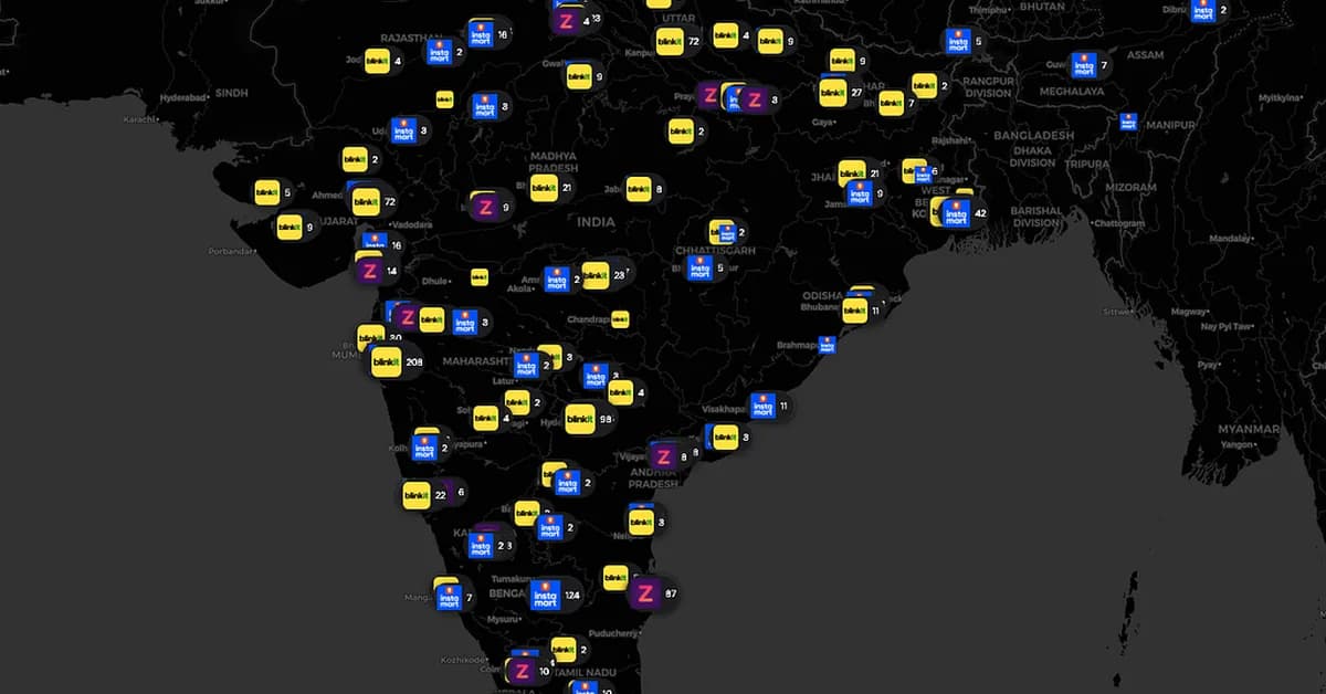 How I Scraped Most Dark Stores in India - Blinkit, Zepto & Swiggy Instamart