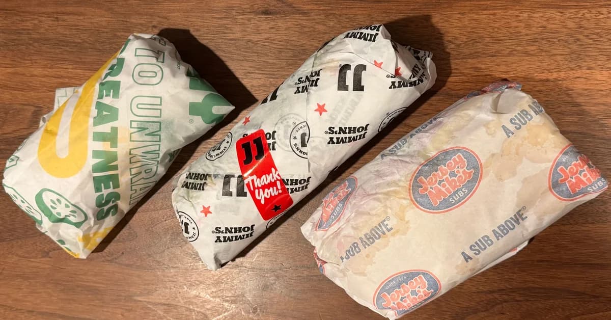 I tried Italian sandwiches from Subway, Jimmy John's, and Jersey Mike's. One stood out from the rest.