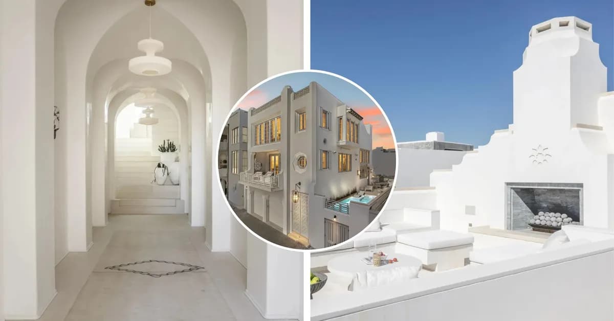 $16.5 Million Gulf Coast Mansion Brings a Slice of Santorini to the Sunshine State
