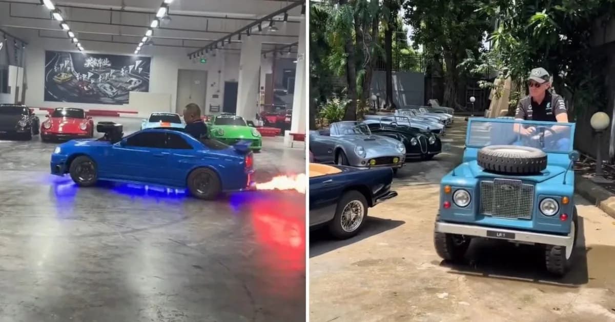These Mini GT-R, Maybach And Defender Replicas Are Way Too Serious To Be Called Toys