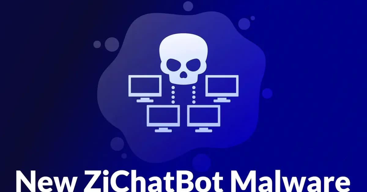 New ZiChatBot Malware Uses Zulip REST APIs as Command and Control Server