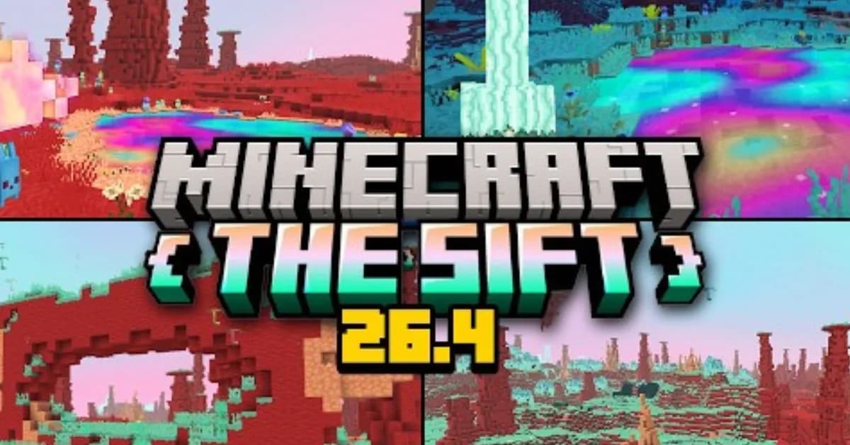 Mojang Announces the Sift, Minecraft's First New Dimension in Over 14 Years, Coming in 2027