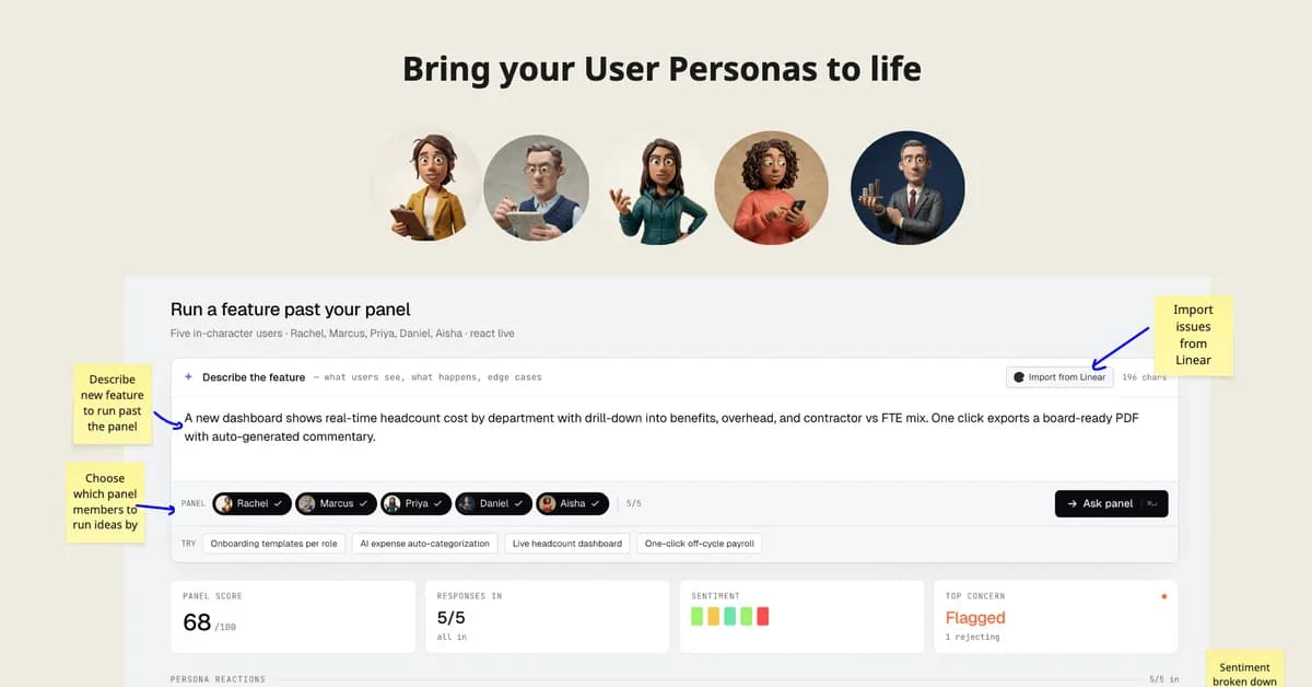 How to build a Persona Feature Tester with Claude Code and ElevenLabs