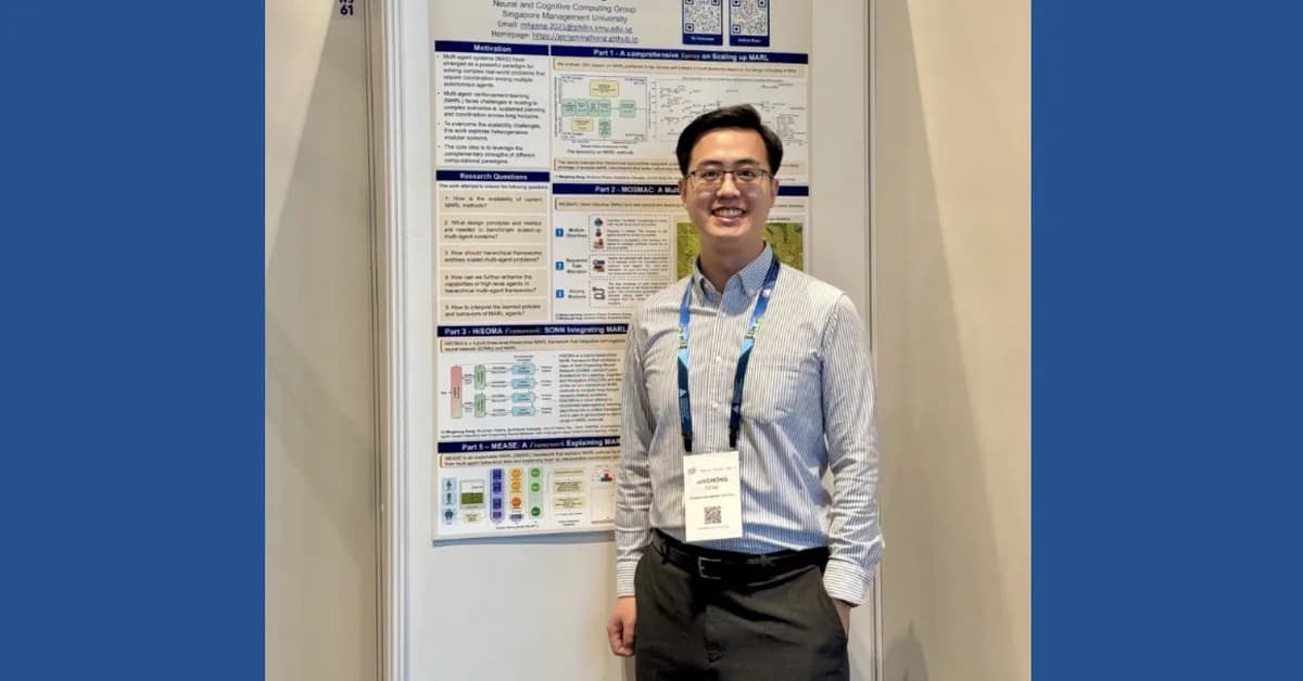 Scaling up multi-agent systems: an interview with Minghong Geng