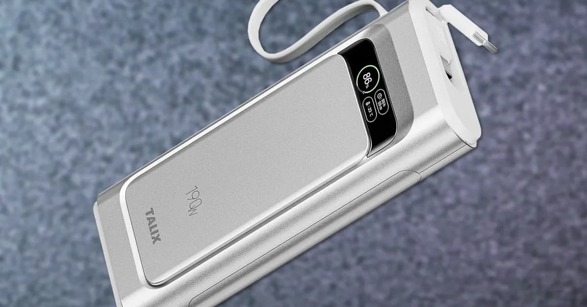 The Talix 20,000mAh 190W Power Bank Drops to Just $29.99 Ahead of Amazon Prime Day