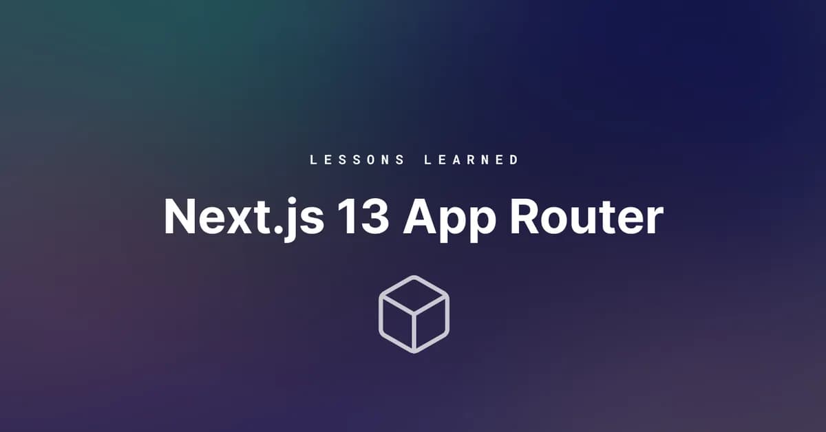 5 Things I Learned Building 100+ Web Pages with Next.js App Router