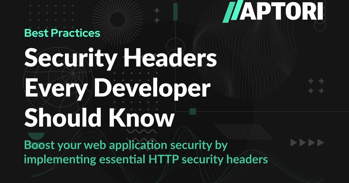 4 Security Headers Every Website Should Have