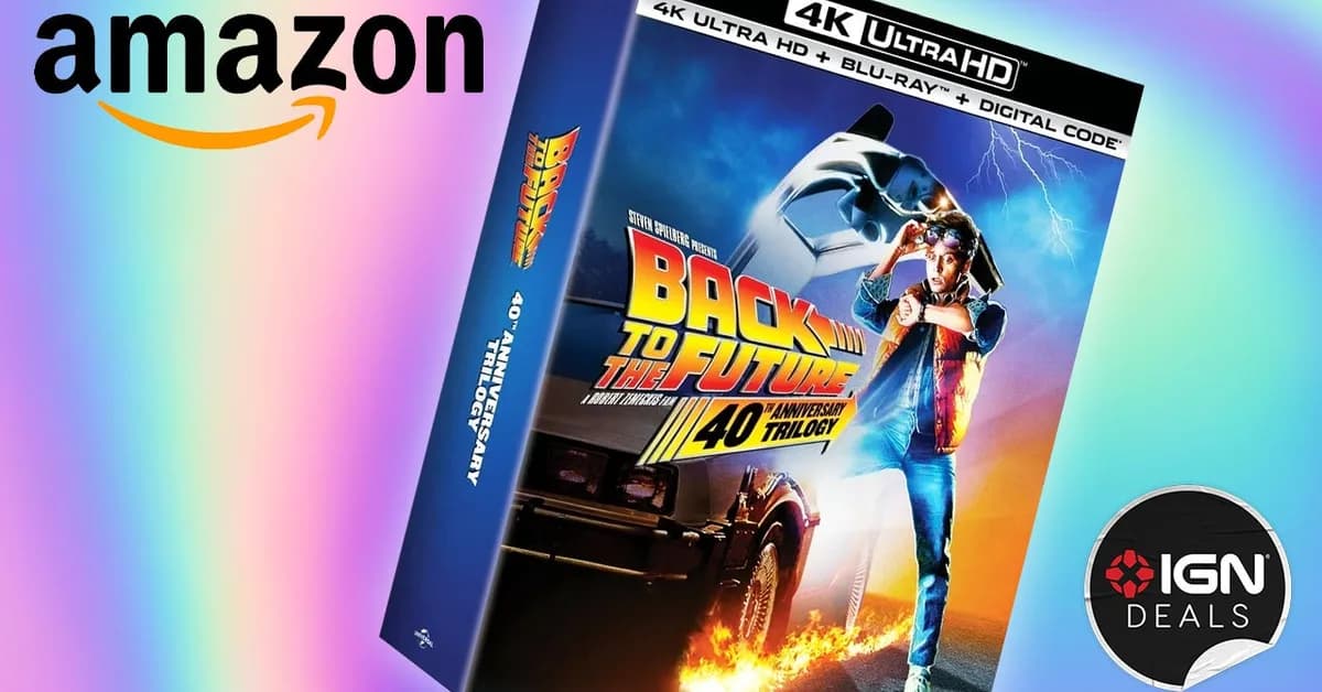 The Back to the Future Trilogy 40th Anniversary Edition 4K UHD and Blu-ray Set Drops to $29.99