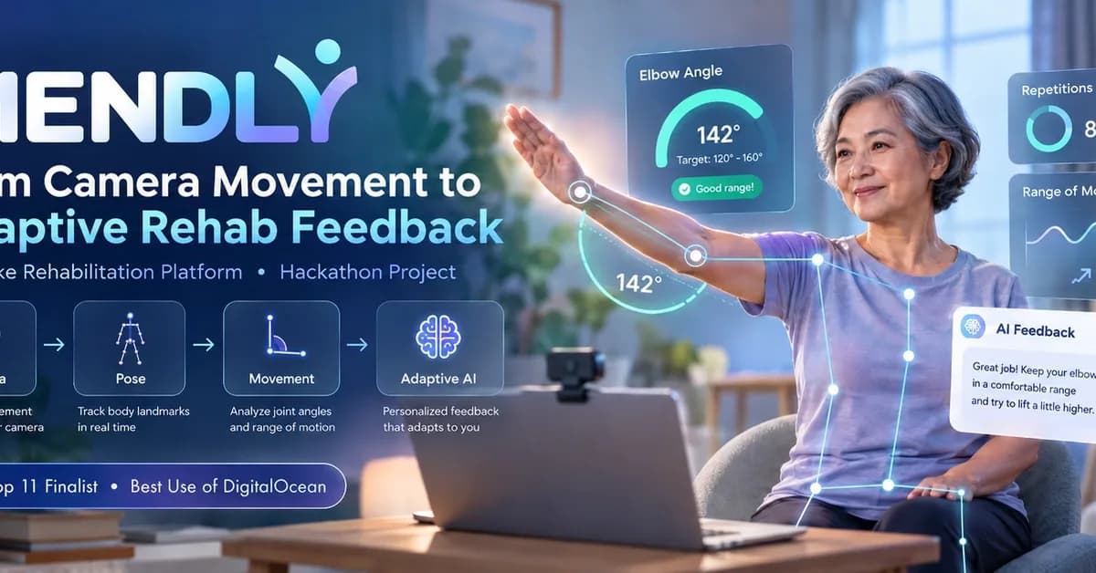 How our Top 11 HopHacks project turned noisy MediaPipe pose data into reliable rehabilitation metrics for adaptive AI planning