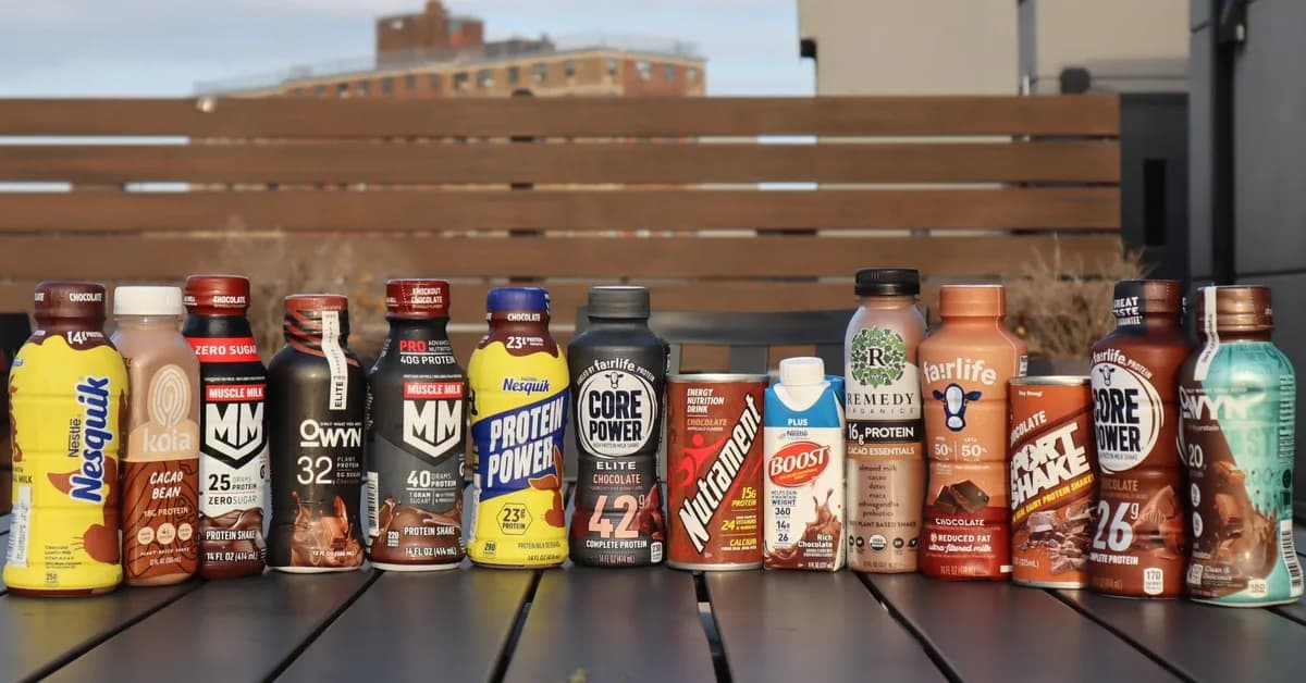 I tried 14 high-protein drinks and ranked them from worst to best. Some had as much protein as a whole chicken breast.