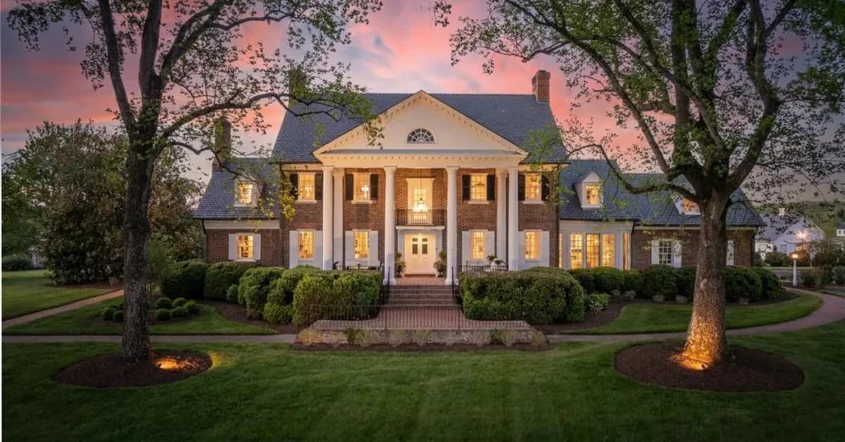 One-of-a-Kind $4.25 Million Virginia Greek Revival Estate Finds a Buyer in Just 2 Days