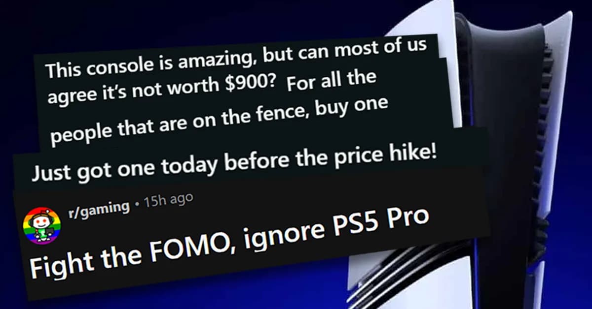 PS5 Pro Price Jump Has PlayStation Fans Divided as Many Rush to Buy Before the Incoming Hikes Hit