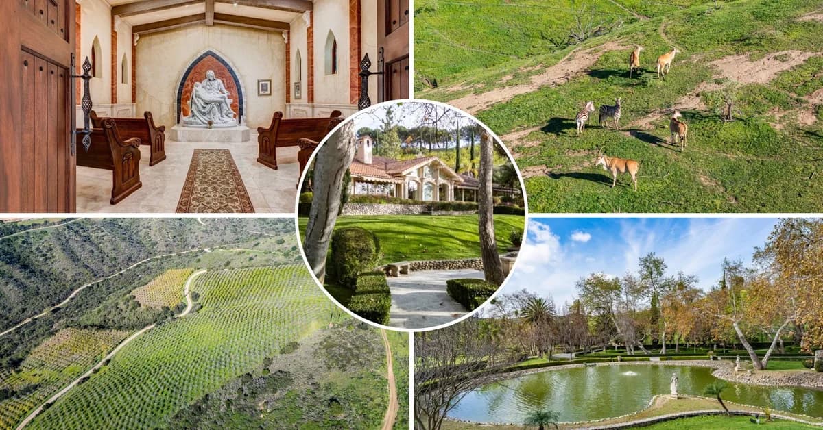 Herbalife Co-Founder's 1,225-Acre Legacy Estate in California Is Listed for $25 Million-Complete With a Private Wildlife Sanctuary