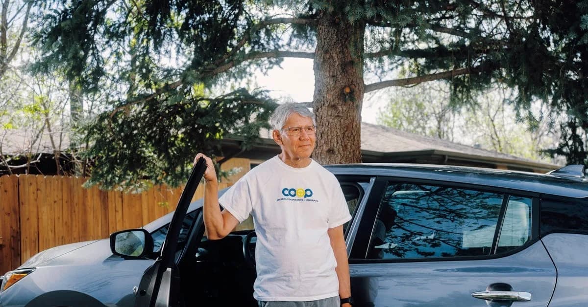 I drive for a ride-hailing cooperative for extra cash instead of Uber or Lyft