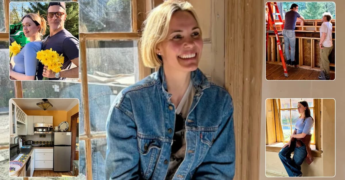 'White Lotus' Star Leslie Bibb Reveals Glimpse Inside Gut Renovation of Her Upstate New York Home-With a Little Help From Aimee Lou Wood
