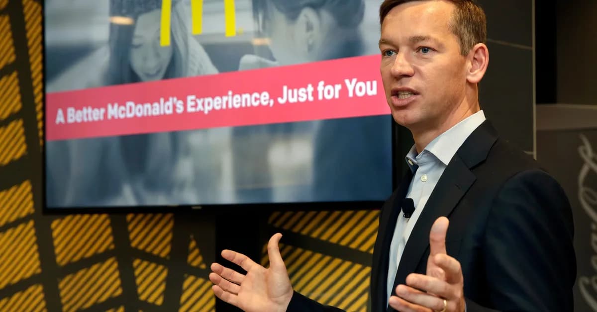 McDonald's CEO said he blames his mother for his infamous Big Arch taste test