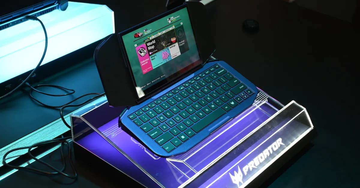 Hands-On With Acer's Prototype Convertible Handheld PC/Laptop Hybrid