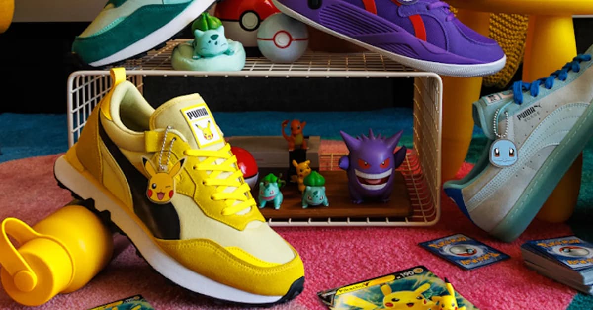 Puma and Pokémon Team Up for a 30th Anniversary Collection, and It's Available From Today