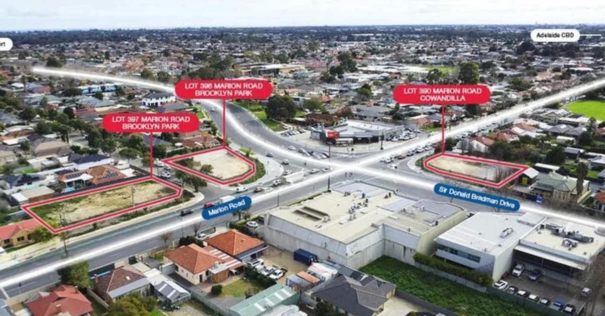 SA Government offloads land left over from intersection upgrade