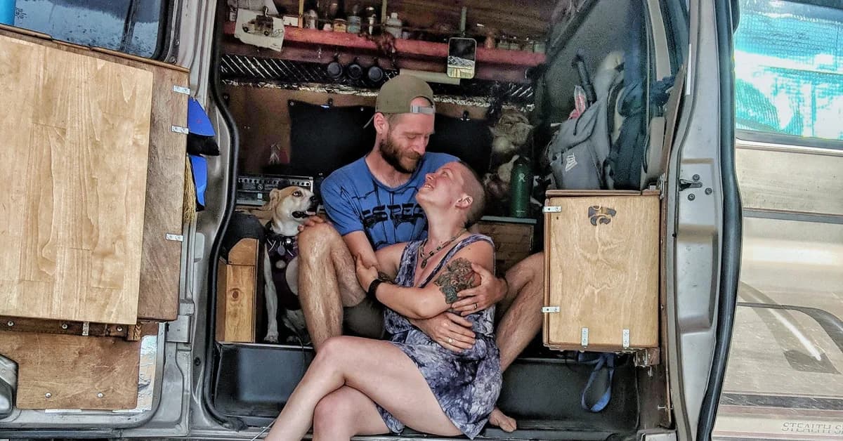My partner and I lived in a camper van for 3 years before I had an unexpected pregnancy. It changed everything for us.