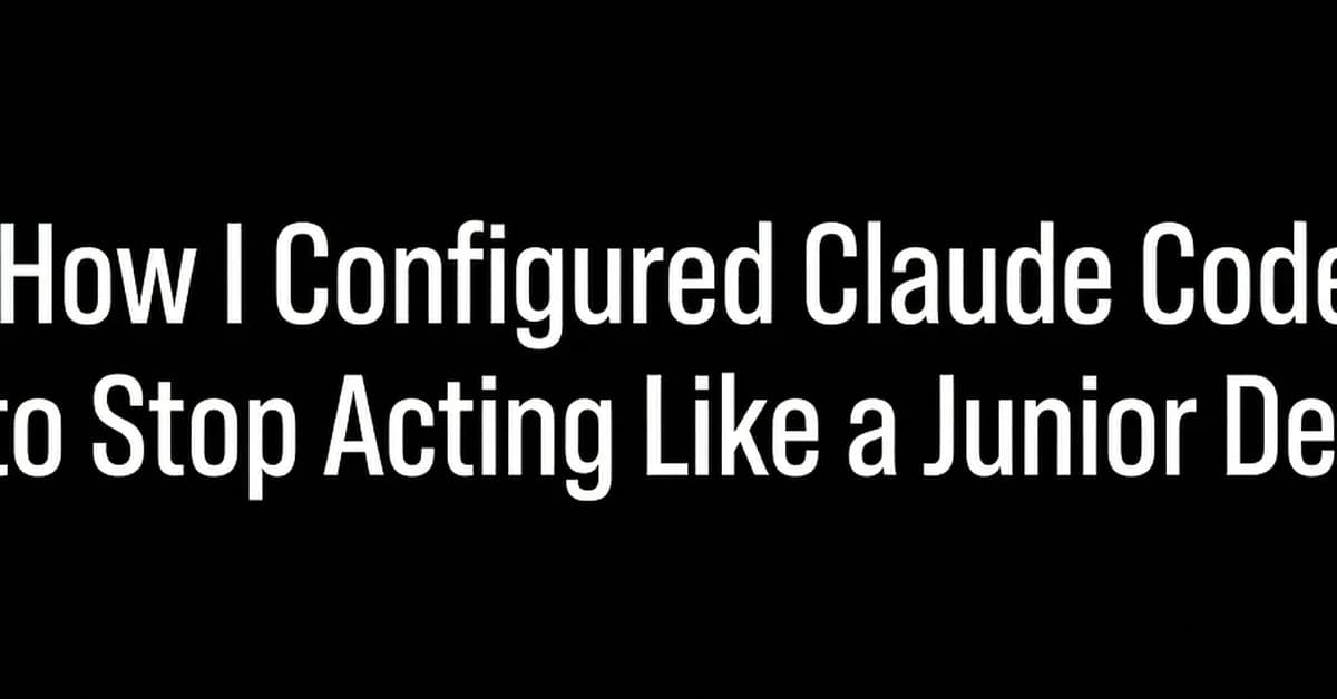 The 15-File Setup That Turned Claude Code Into My Development Team