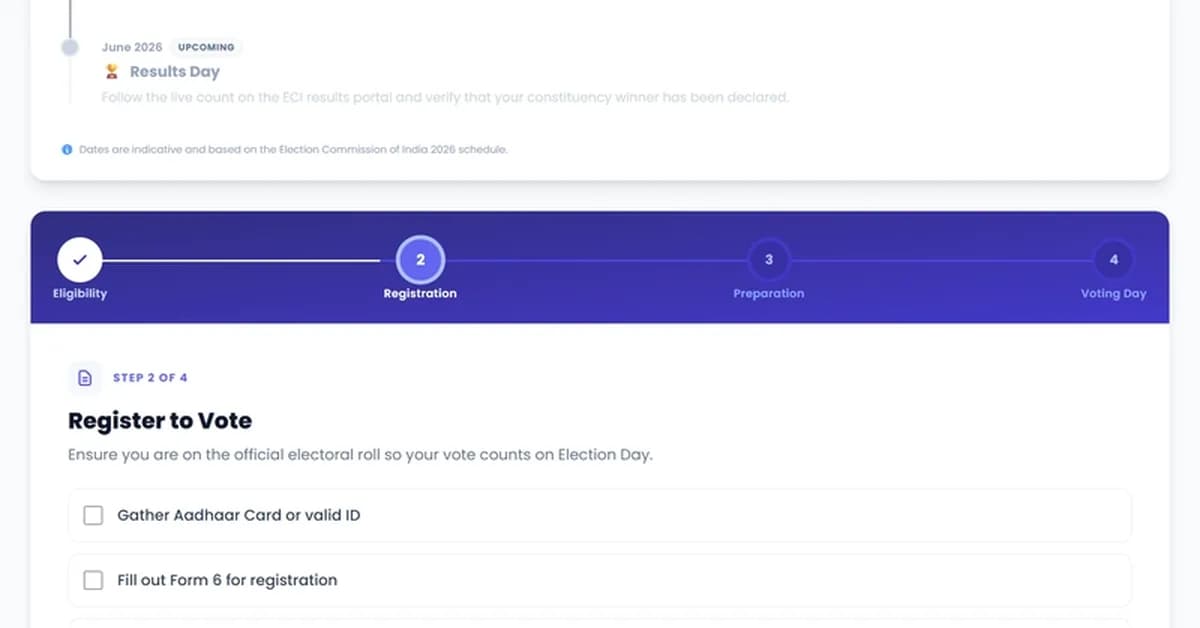 Building VoterAssist: An Intent-Driven AI Election Guide