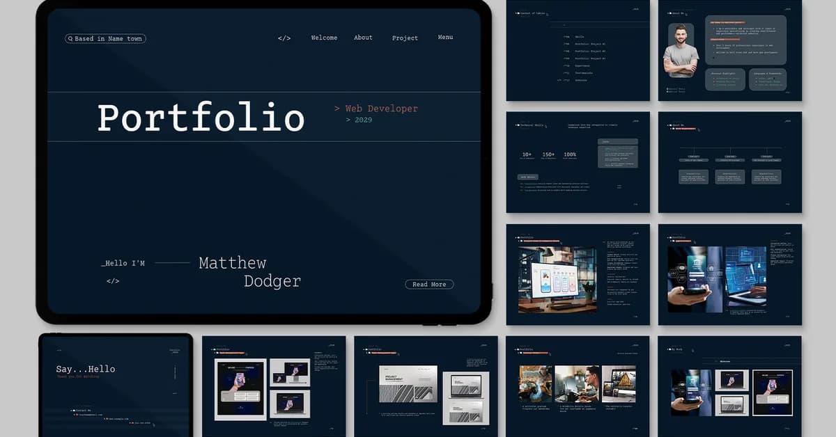 How I Built a Developer Portfolio That Actually Gets Responses (Template Inside)