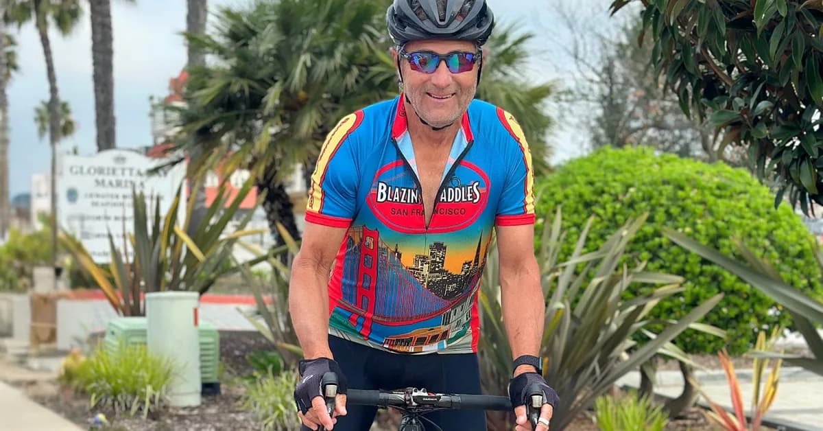 A 70-year-old man, who ran a half-triathlon, has 3 tips to make exercise fun