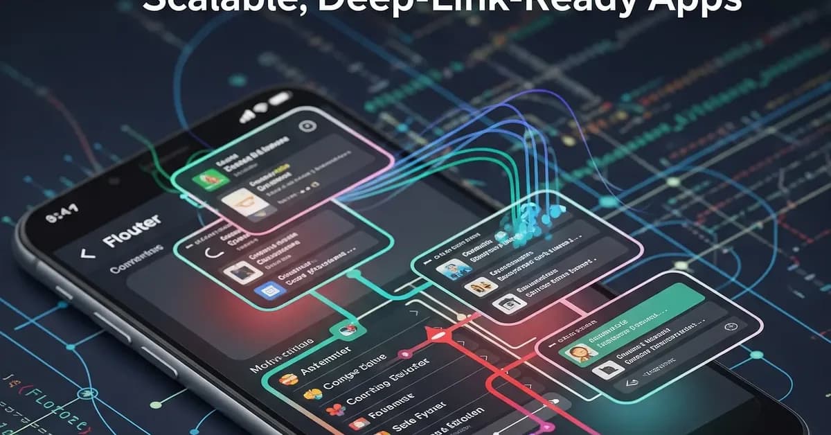 Flutter Deep Links - App Links, Universal Links, and go_router Integration
